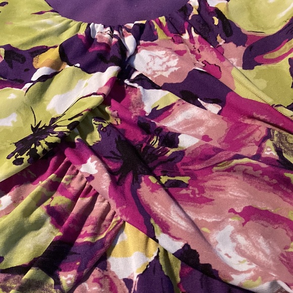 Style & Co. Woman Multi Color 3/4 Sleeve Top - Picture 3 of 6